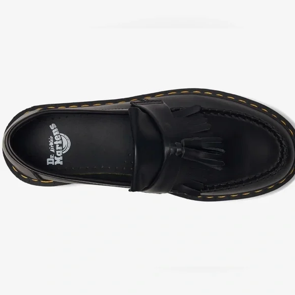 🖤🆕Dr. Martens Adrian Bex Smooth Leather Platform Tassel Loafers, Size 6🖤 - Picture 13 of 16